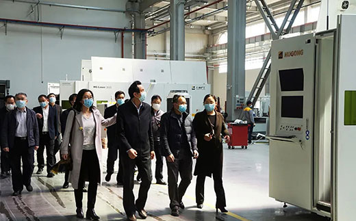 苏州市副市长蒋来清等领导调研d88尊龙z6机器人智能装备产业基地